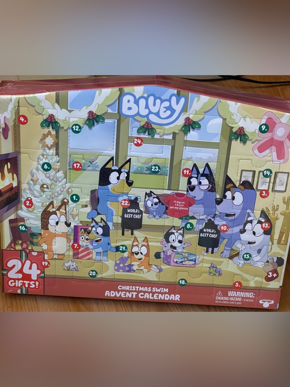 New Bluey Christmas advent calendar 3+